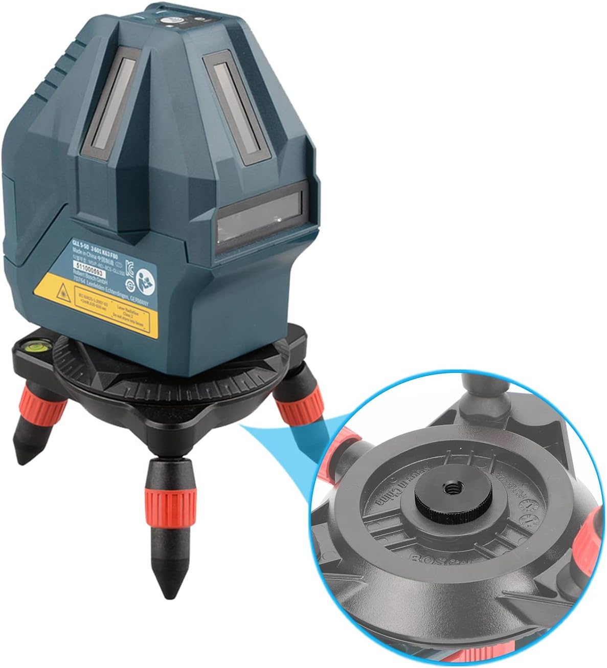 1/4"-20 5/8"-11 3239 CAMVATE Female to Male Screw Adapter for Tripod Laser Level Adapter Bosch(Aluminum Alloy)