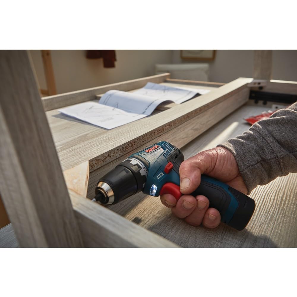 Bosch GXL12V-220B22 12V Max 2-Tool Combo Kit with 3/8 In. Drill/Driver, 1/4 In. Hex Impact Driver and (2) 2.0 Ah Batteries