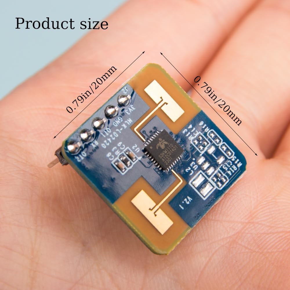 ZORZA 2Pcs LD2420 24GHz mmWave 50mA 3.3V Smart Radar Sensor Module Human Presence & Motion Detection Module Low Power