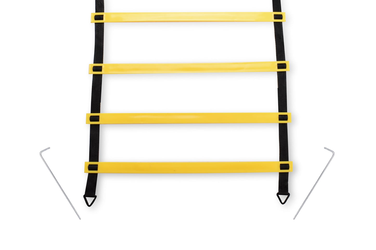 Venmark Agility Ladder, 2 Pack - Exercise and Training Ladder Set with Ground Stakes for Football, Soccer, Tennis, and More - Improves Speed & Fitness - Complete with Carrying Bag