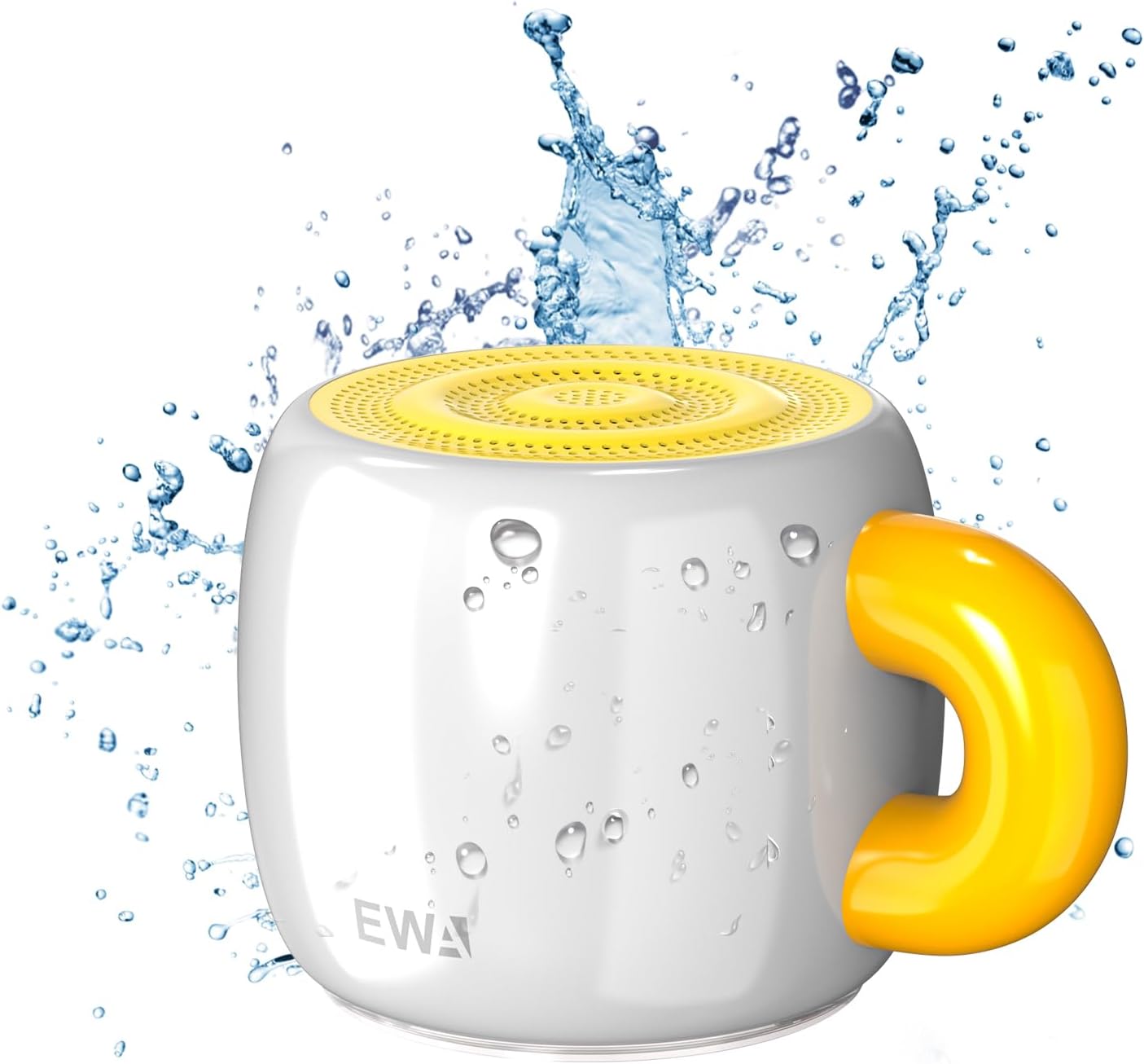 EWA IP67 A163 Bluetooth Speaker, Mini Portable Bluetooth Speaker with Creative Cup-Shaped Design, Waterproof, Loud