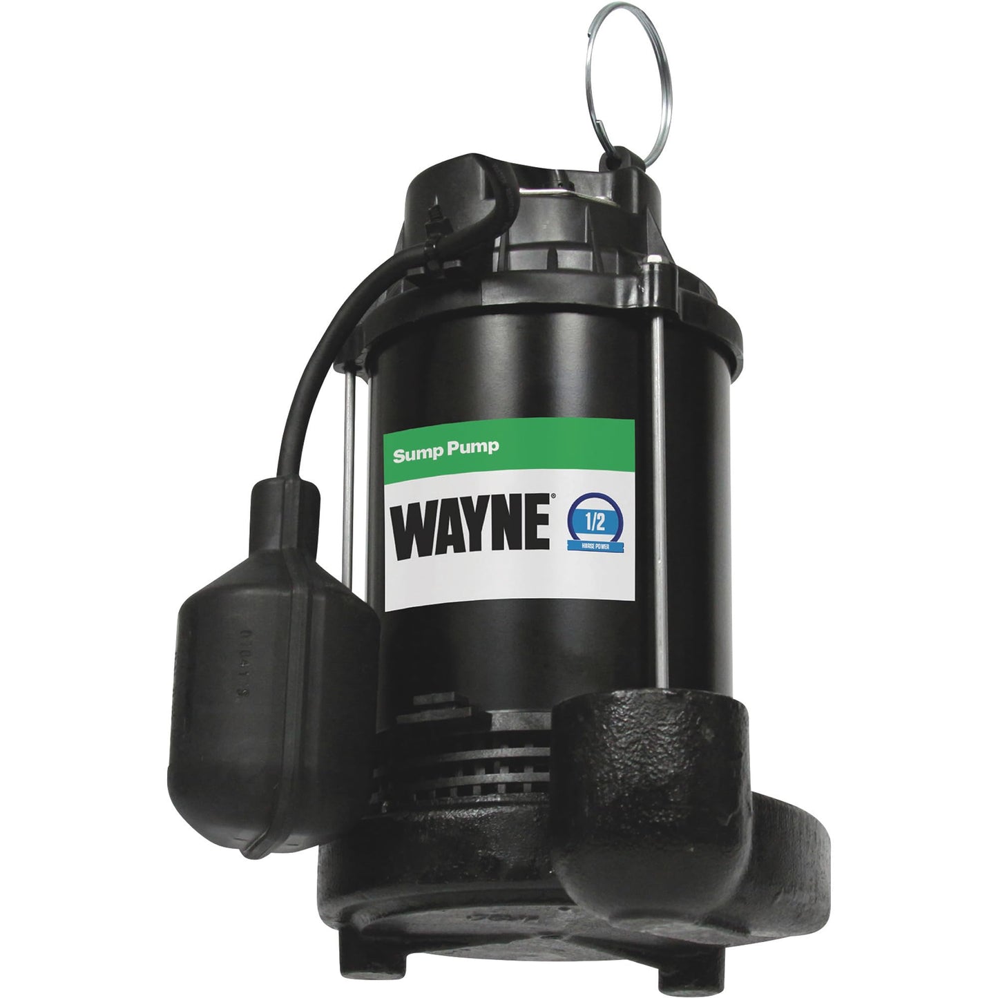 WAYNE CDT50-1/2 HP Epoxy Coated and Cast Iron Submersible Sump Pump - Up to 5,100 Gallons Per Hour - Long Lasting and Durable Construction