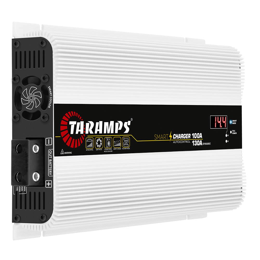 Taramps Smart Charger 100/130A battery charger 130A dynamic mode car audio system power supply 1850 watts max output power bivolt automatic 127/220VAC
