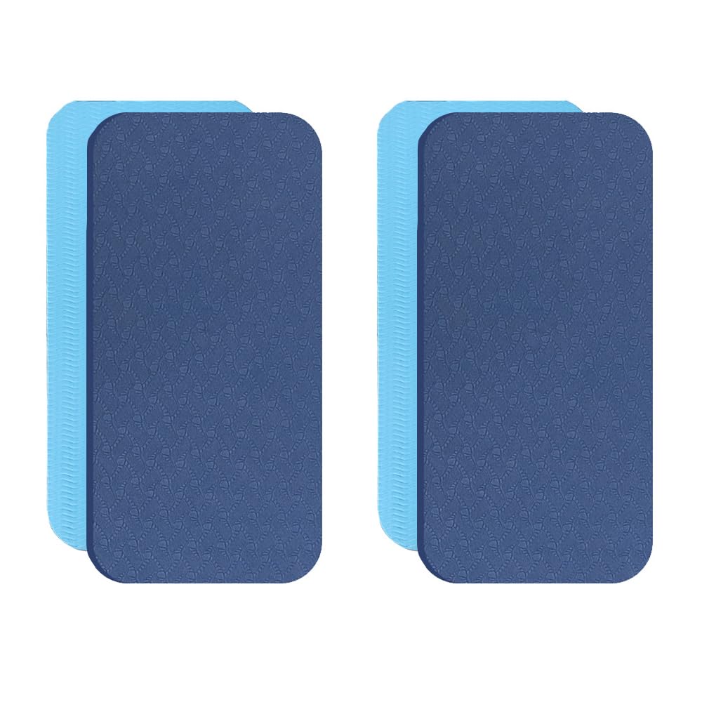 SquEqu 2 Pack Yoga Knee Pads Plank Elbow Pad Plank Board Elbow Cushion Cover Foam 8mm Non-Slip Balance Pad Ab Exercise Wheels Knee Pad for Balance Board Ab Roller Wheel Abdominal Wheel Exercise Workout
