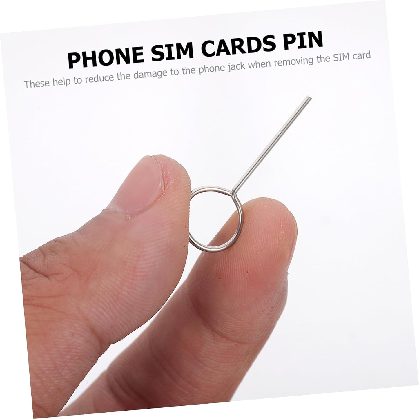 500pcs Housoutil Sim Ejector Tool for Mobile Phones Card Tray Removers for and More Easy to Use Sim Card Opener