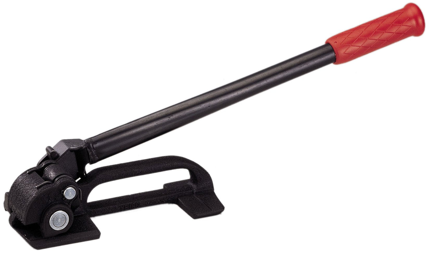 IDL Packaging S-298 Steel Strapping Tensioner for 3/4" to 1 1/4" Width Strapping - Heavy-Duty Banding Tool for Tight and Safely Packaging - Feedwheel Strapping Tool with Long Service Life
