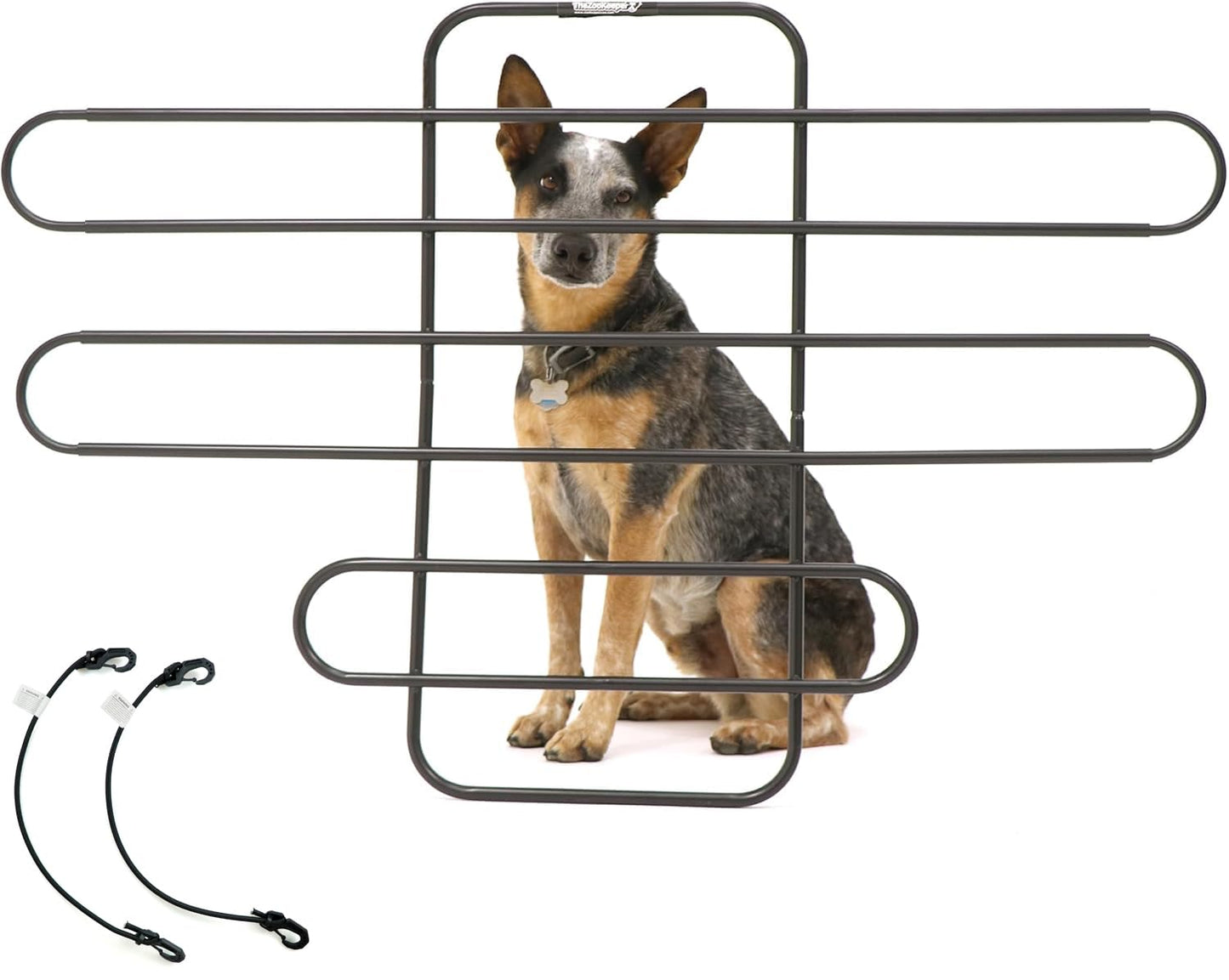 The ZooKeeper Original Car, SUV, Truck Dog Barrier: Adjustable Universal for All Vehicles - Moves with Your Vehicle Seats. Tilt. Slide. Recline. Easy Install - Strong Metal Tubing Gate Pet Divider