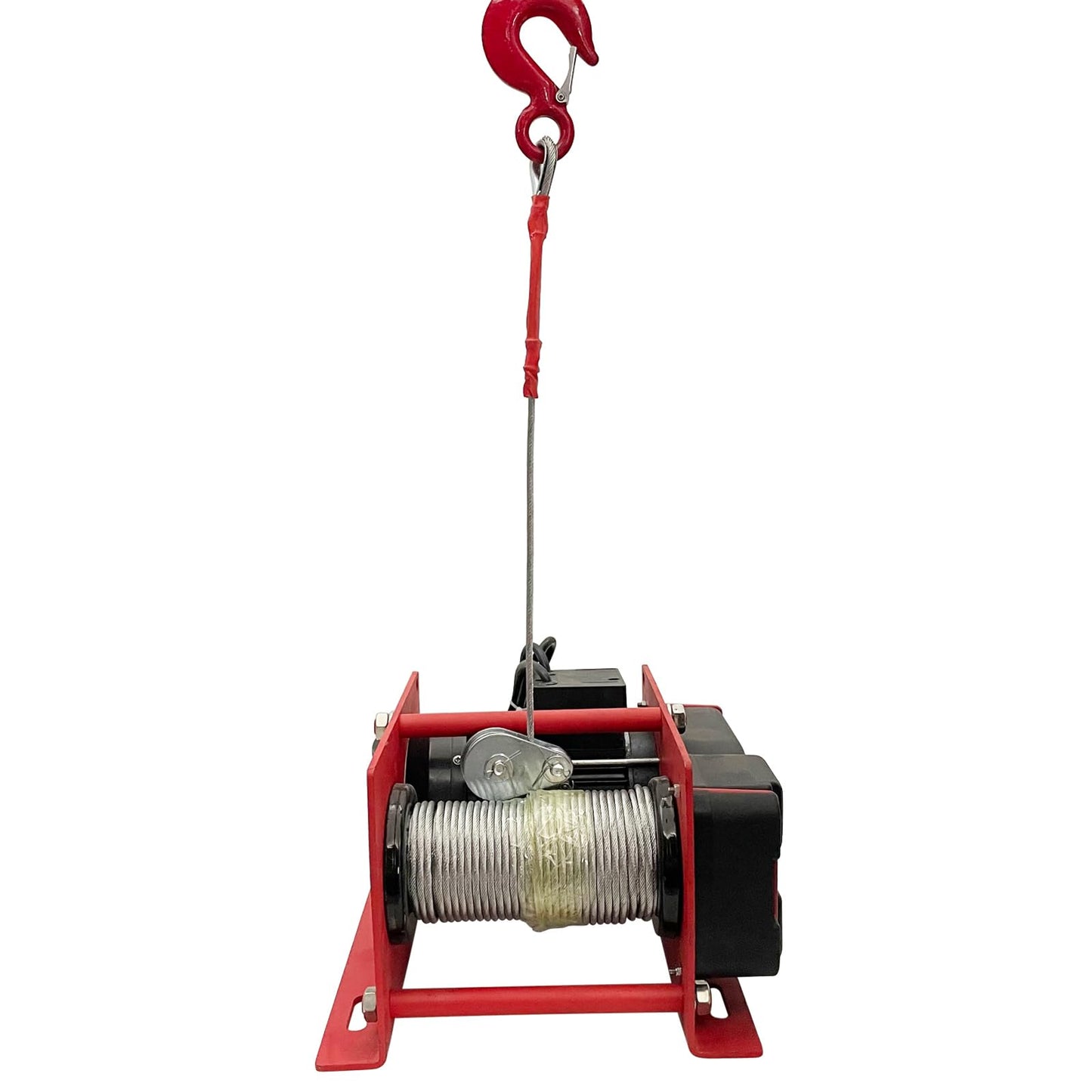 IntXanth Small Electric Hoist 220v 400-800kg Electric Winch Lift Hoist 30M Lift Height Lifting and Towing