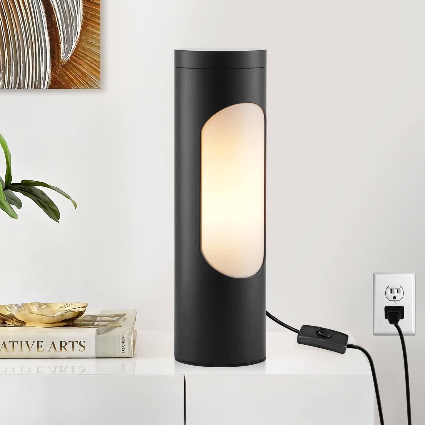LEDIARY Kosher Lamp, Black Nightlight, T10 Bulb Included, 4W Equivalent, 400LM, 3000K, 3.2?x3.2?