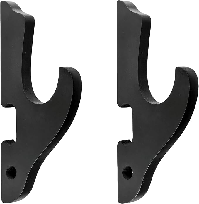Eforlife 2/Set Sword Hook Wall Mount Samurai Sword Hanger Display Holder Adjustable for Katana Wakizashi Tanto Genji Sword Weapon Rack