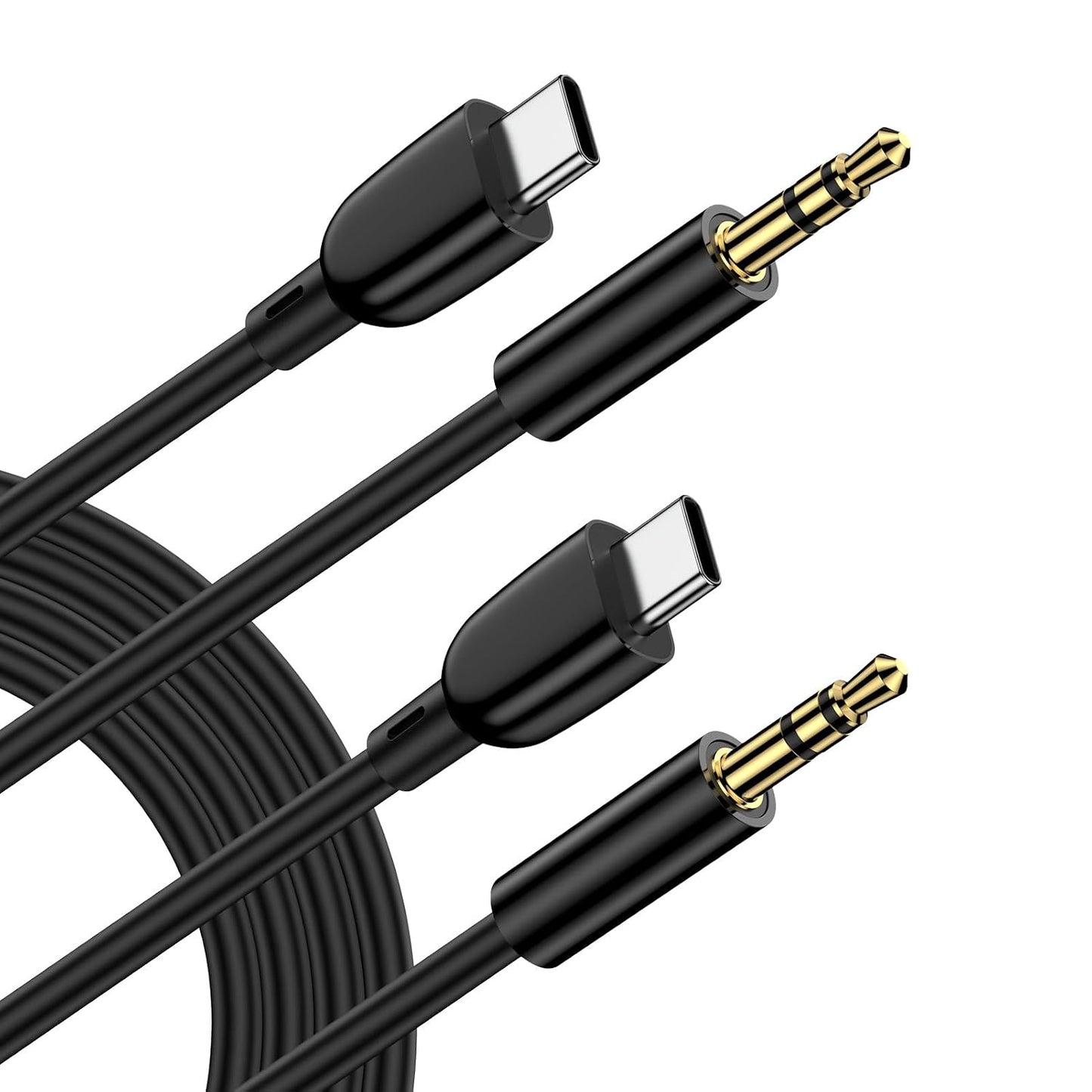 2 Pack 3.3ft 3.5mm A17 S25 S24 A16 5G A35 7 7 6, Aux Cord for Car, USB C to Audio Aux Jack Cable for Samsung Galaxy