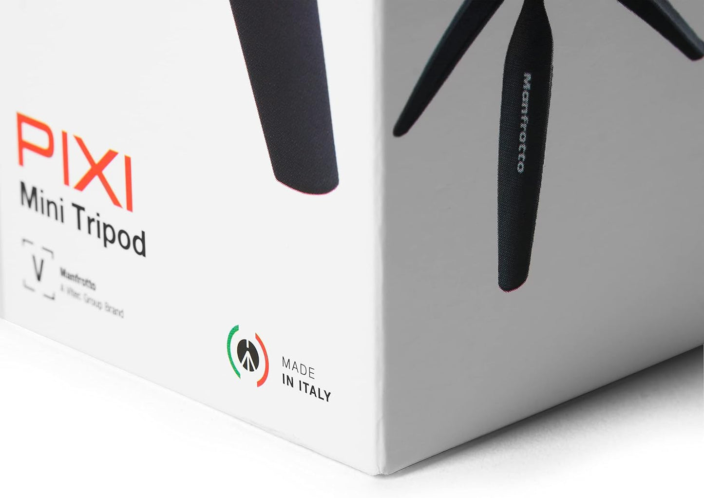 Manfrotto MTPIXIMII-B, PIXI Mini Tripod with Handgrip for Compact System Cameras, for DSLR, Mirrorless, Video, Made