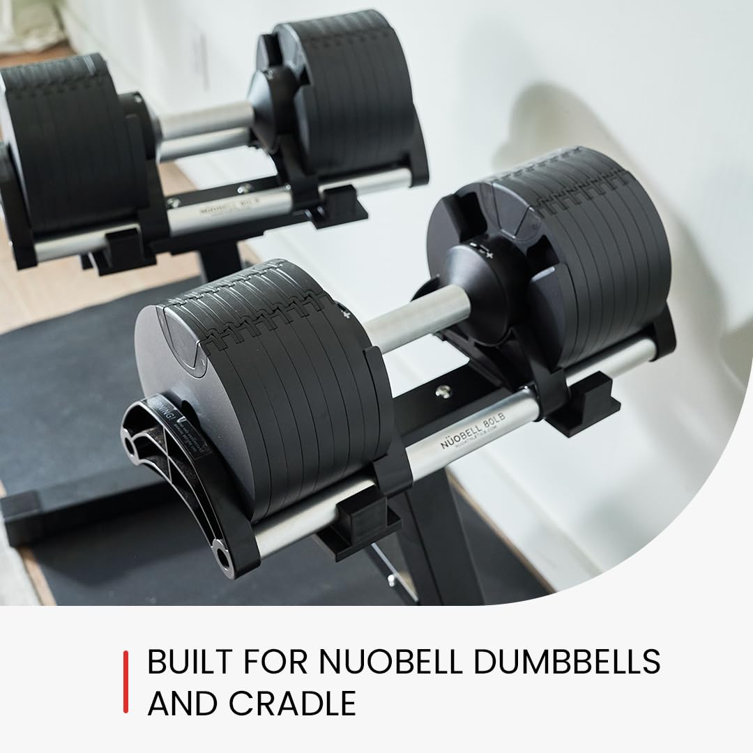 FF Finer Form Nuobell Adjustable Dumbbell Rack & Stand for Nuobell Adjustable Dumbbell Set – Safe, Convenient, and Prevents Accidents. Dumbbell Rack Only, No Weights Included