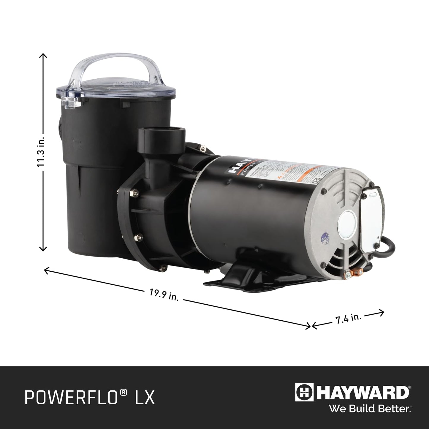 Hayward PowerFlo LX Above Ground Pool Pump, 1.1 HP, W3SP1580X15
