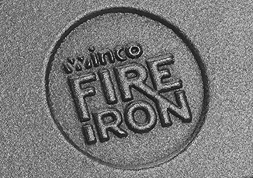 WINCO Cast Iron Server - Durable Black Design for Perfectly Serving Hot Dishes