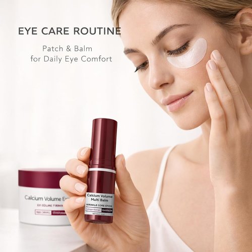 Calcium Daily Care Skin Set - Gentle Firming Multi Balm Stick for Smooth, Hydrated Skin | Travel-Friendly Routine