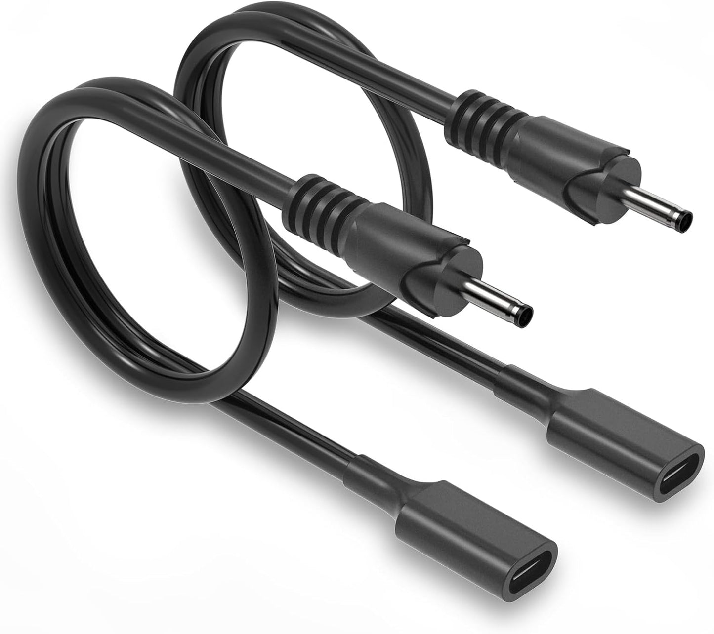 Varbmt 2Pack 15W 5V 3.5mm 1.35mm 3.28Ft PD USB C to DC x Adapter Cable, Type C Female to DC Power Charger Converter