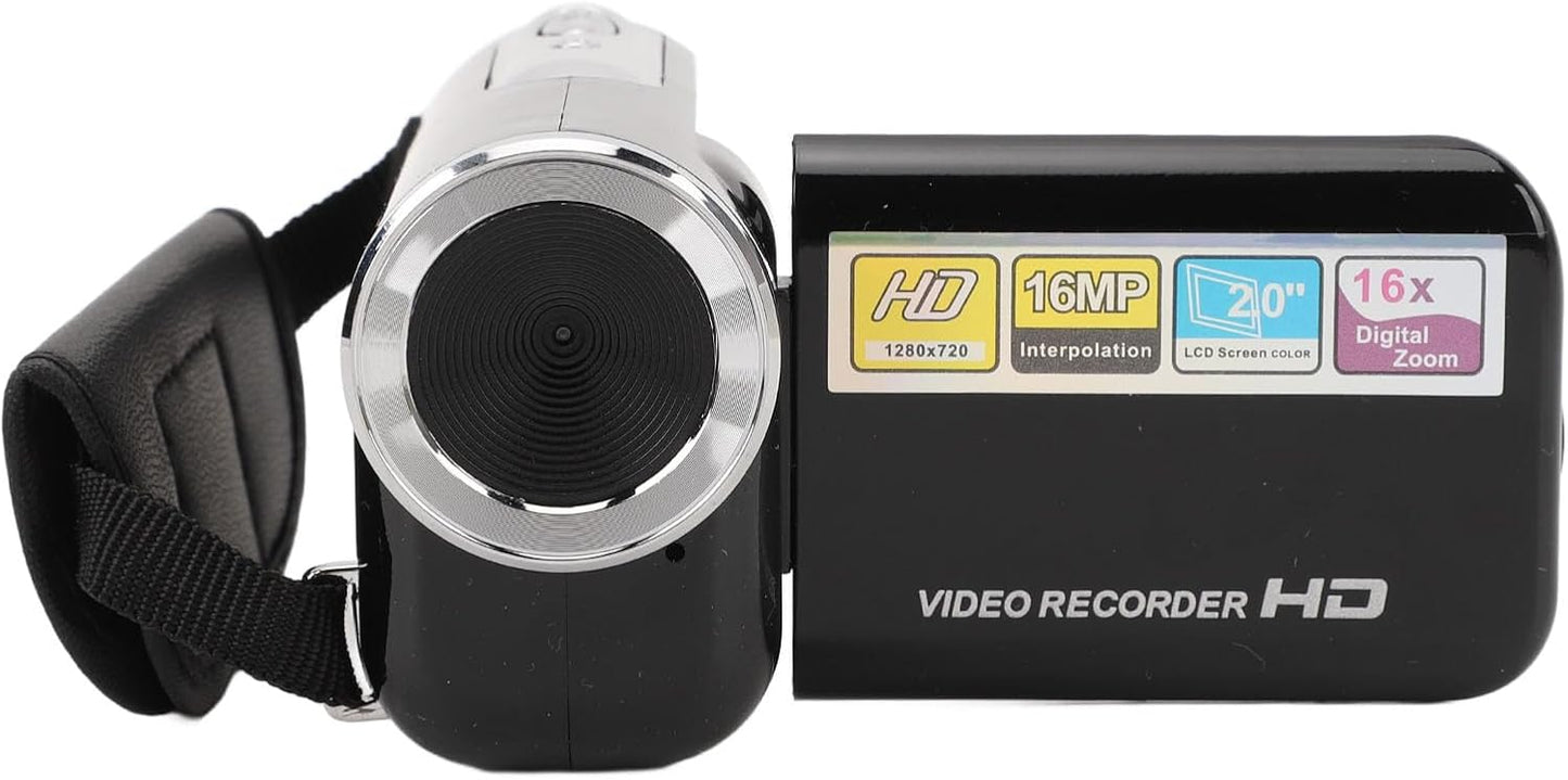 Aoaoy 16MP 1080P 16X 2.0inch 1/4 Inch Camcorder Digital Zoom Rotatable Screen Anti Shake USB Port Threaded Hole Video