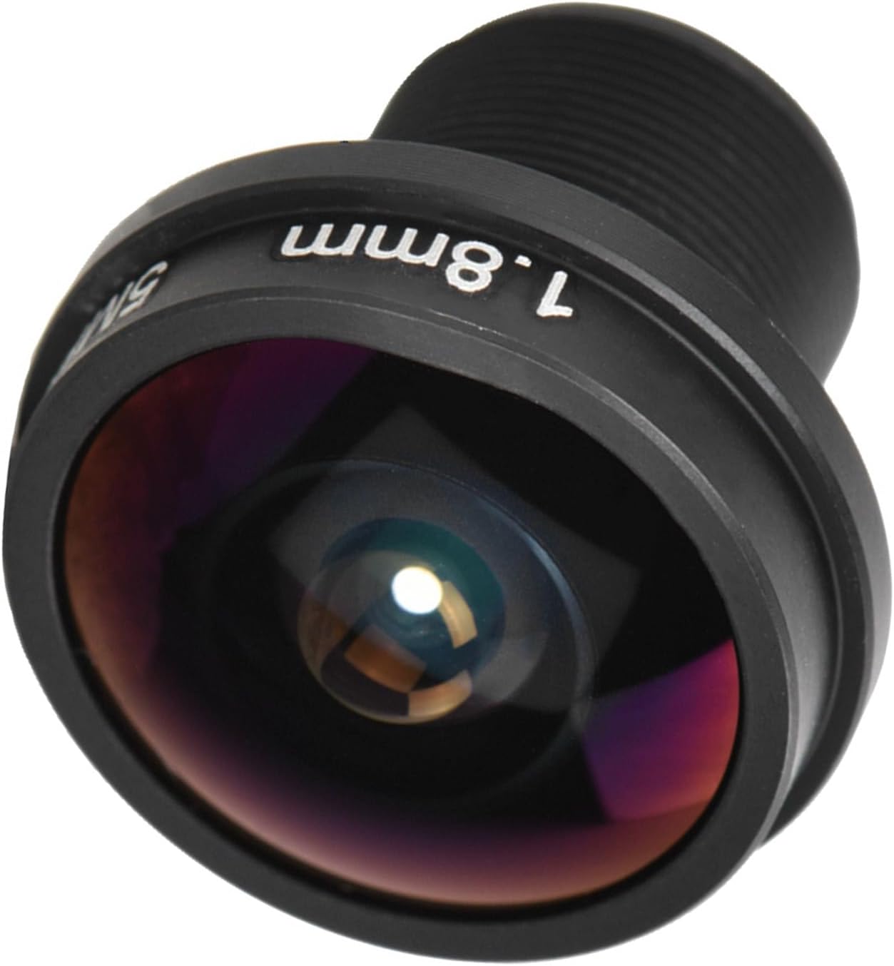GEERYZHE 1.8mm 180 5MP 1/3inch 1/4inch Fisheye Lens Thread Wide Angle CCTV Camera Lens, HD for Surveillance, Compatible