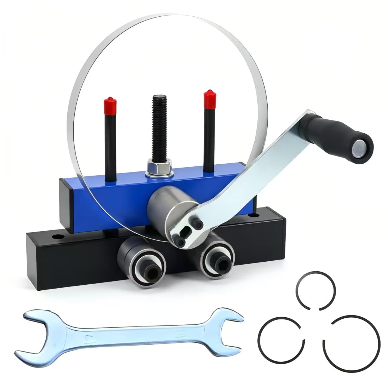 Manual Roller Bender For Steel Plate and Sheet Metal - Tube Bender, Rebar Bender, Fender Roller Tool, Screen Roller Tool, Rolling Machine - Ideal for Industrial, DIY, and Home Decoration Projects