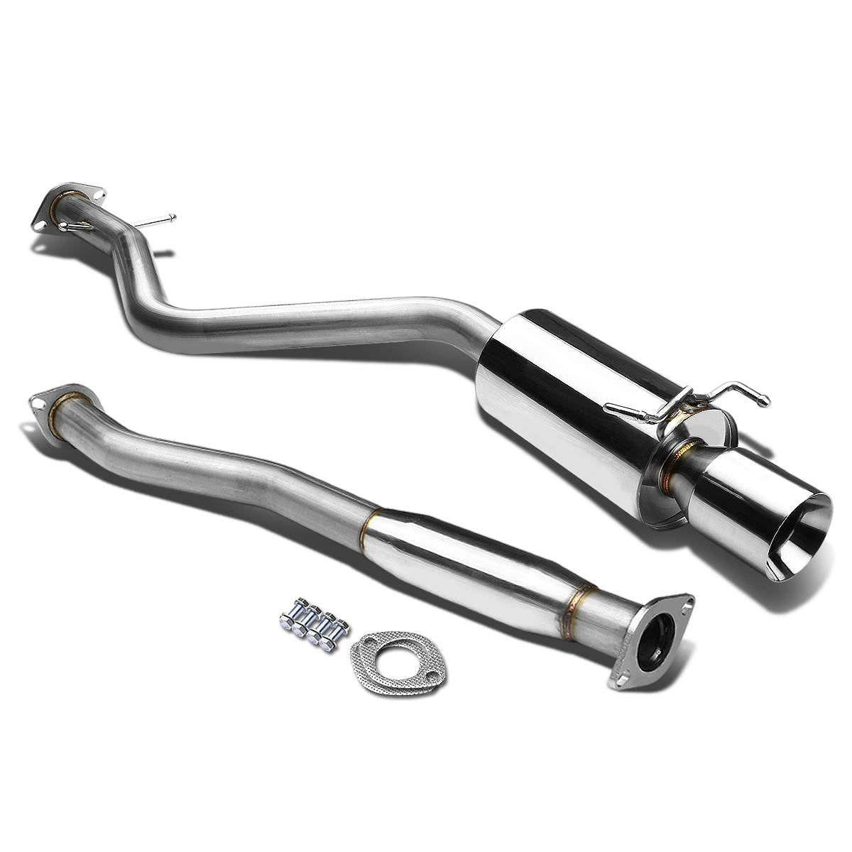 DNA MOTORING CBE-IS300-NRT Stainless Steel Cat Back Exhaust System [Compatible with 01-05 IS300 Altezza XE10]