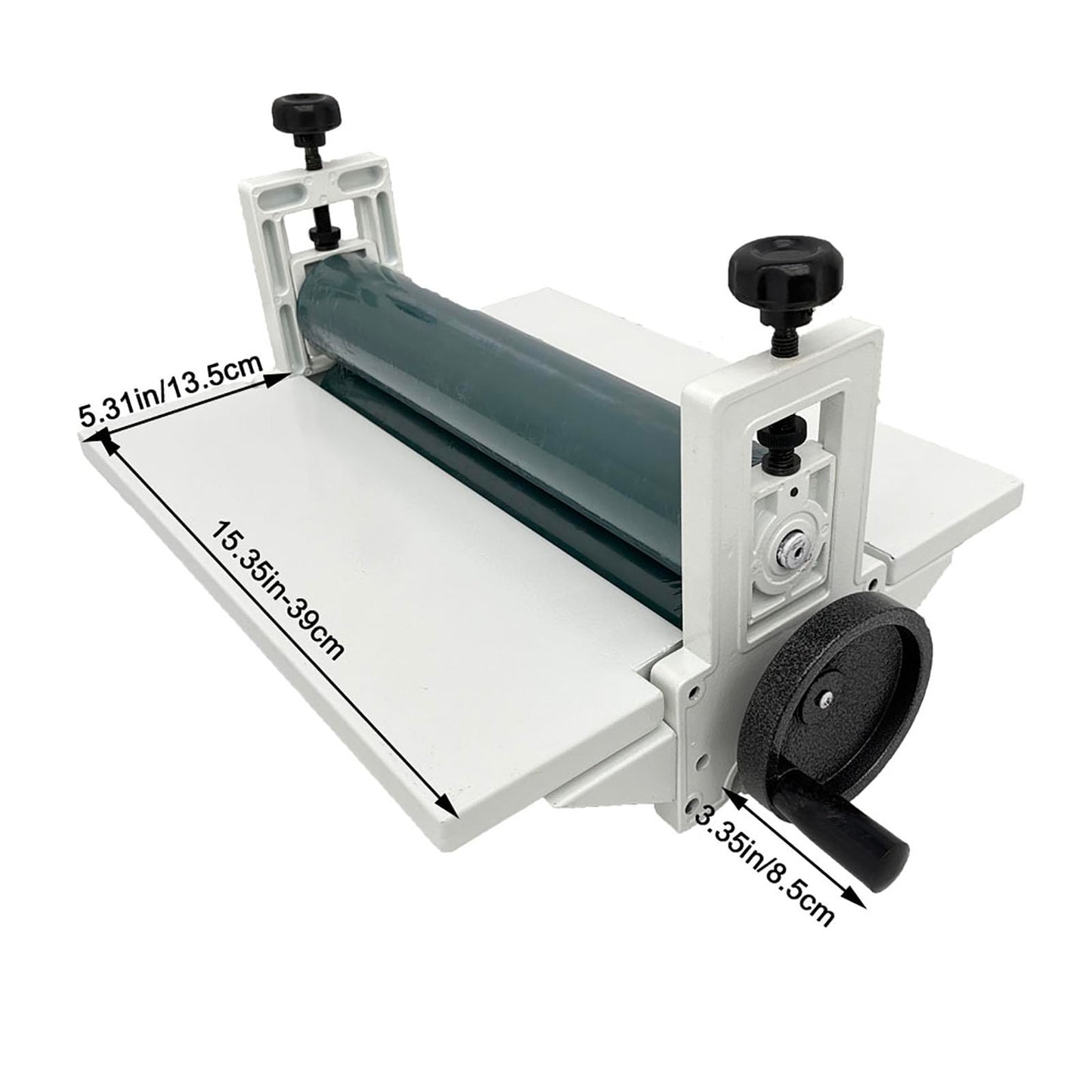 INTBUYING All Metal Frame 14inch 360mm Manual Cold Roll Laminator Mount Laminating Machine