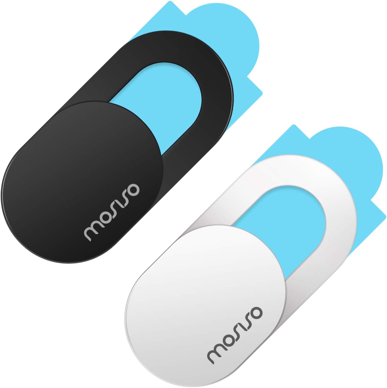 0.027 inch Protector(2 Pack) MOSISO Webcam Cover Slide, Sliding Blocker Laptop Camera Cover Lens Blocker Shell Sticker