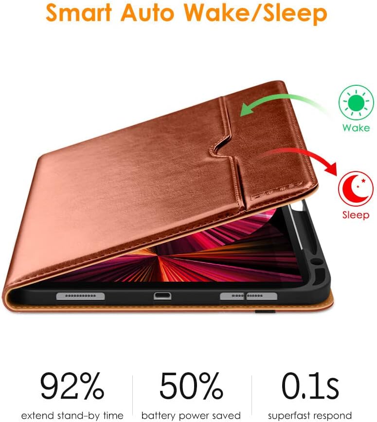 DTTO 11 Inch 4th 3rd 2nd 1st 2022/2021/2020/2018,Premium Case for iPad Pro / / / Generation PU Leather Folio Stand