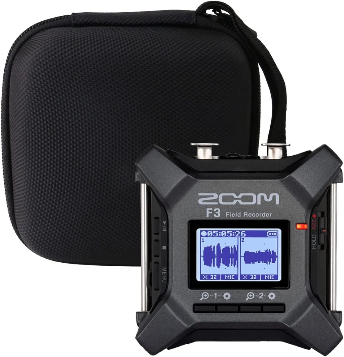 F3/F1 WAIYUCN Hard EVA Carrying Case for Zoom Professional Field Recorder Case.
