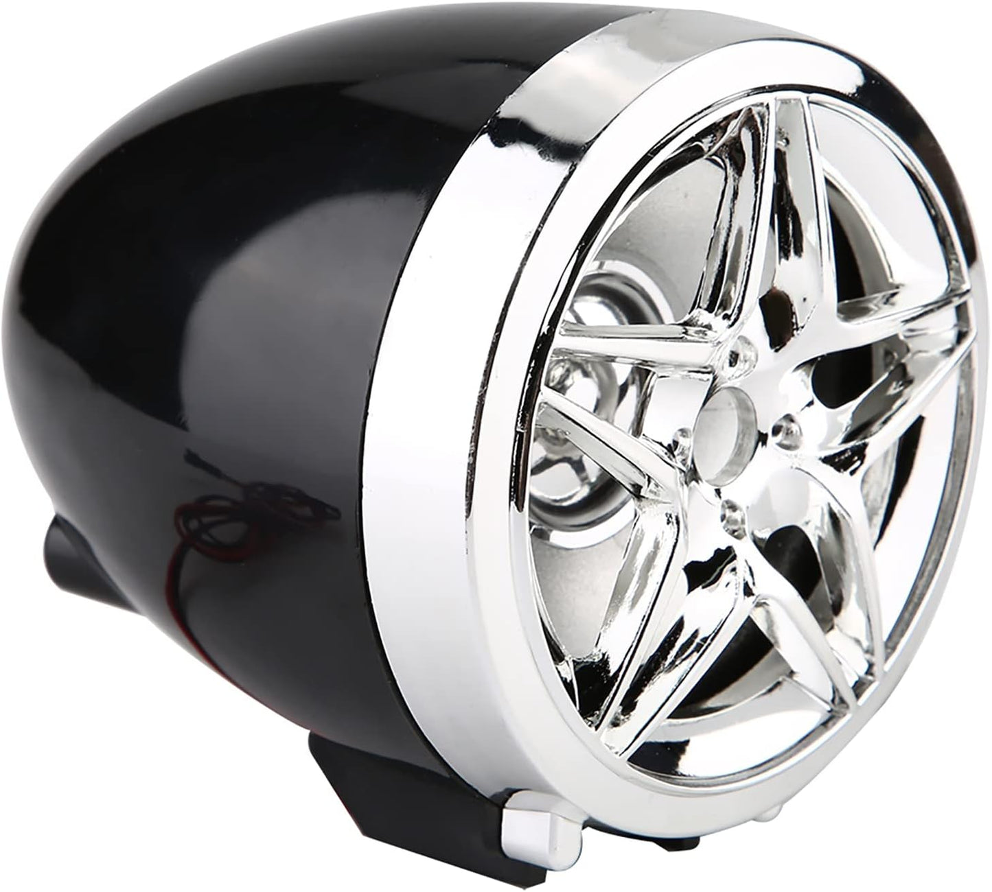 KIMISS MP3 Motorcycle Speakers - Audio Sound System with Amplifier, BT Player, USB & Memory Card Support
