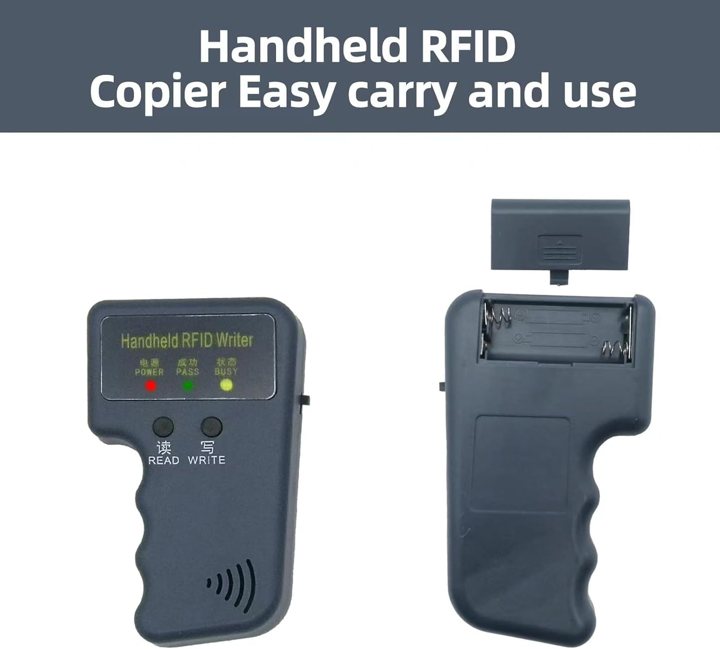 Bivpreom 125khz 125khz 5pcs T5577 5pcs T5577 RFID Reader Writer,Handheld RFID Copier,RFID Reader for Id and Hid Cards