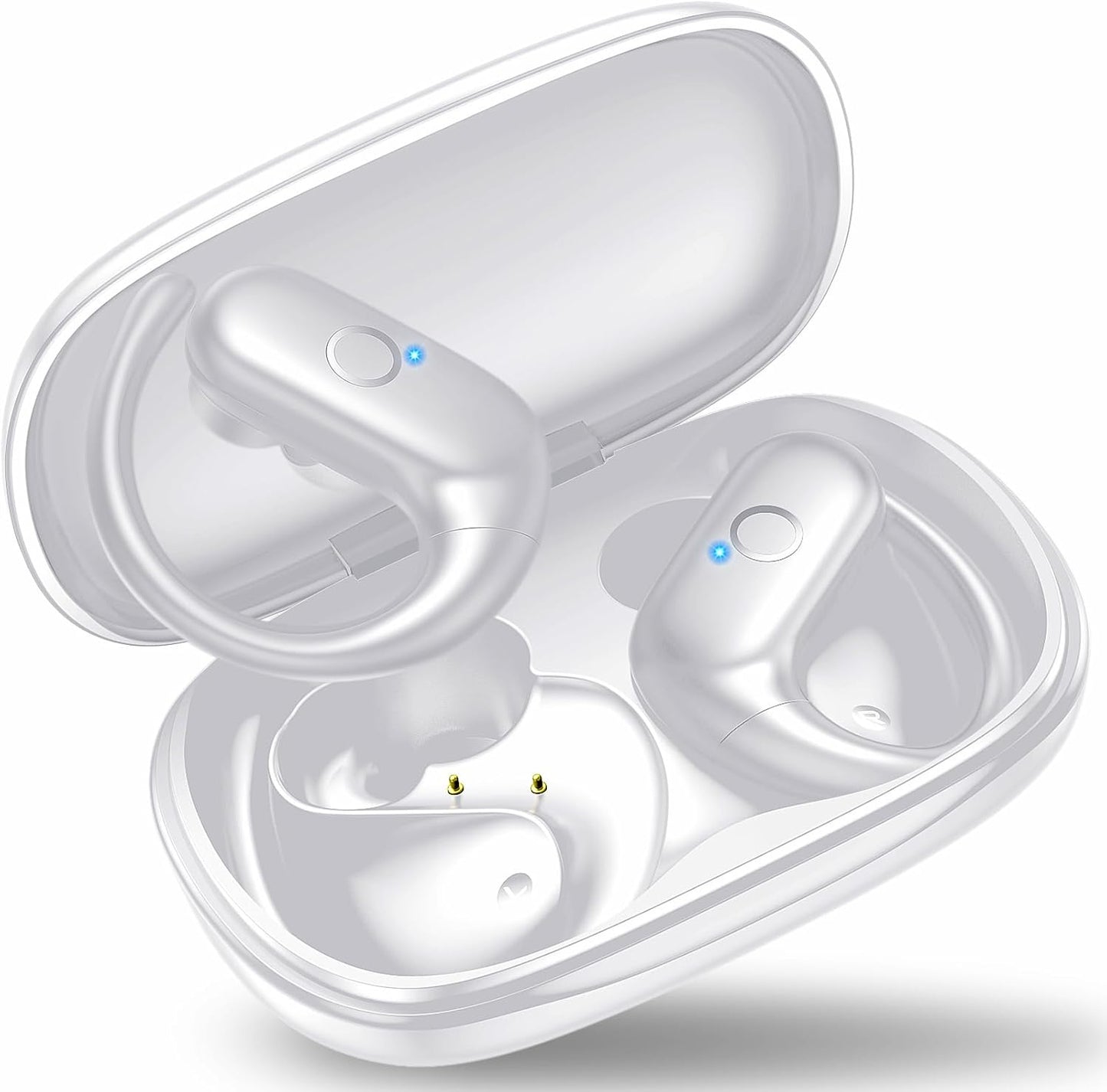 Sound,60Hrs xiwxi Wireless Earbuds Bluetooth Headphones,Over Ear Buds for Sport with Deep Bass Playtime Earphones