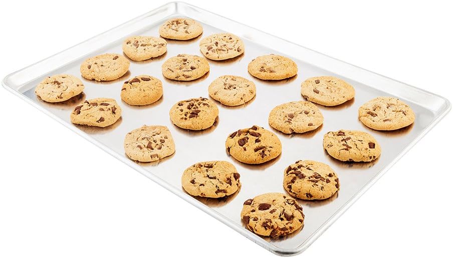 Restaurantware Met Lux Heavy-Duty 18 x 26 Inch Baking Sheet - Perfect for Cookies, Pastries & Pizzas