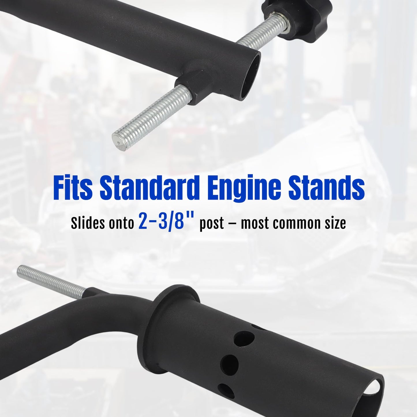 Foruly for Transmission Holding Fixture Engine Stand Adapter – Fits TH350 TH400 200R4 4L60E 4L80E & More – Heavy Duty Auto Repair Tool with 360° Rotation for GM Ford Dodge Transmissions