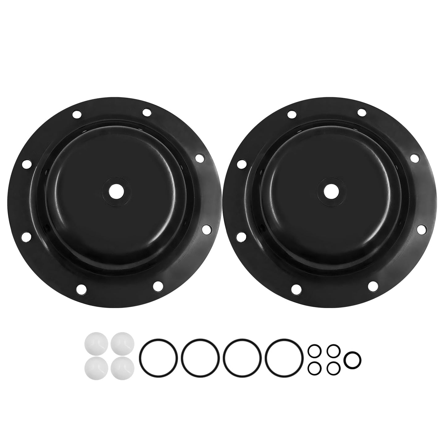 Blrack 637119-62-C Diaphragm Pump Repair Kit Compatible with ARO 666100-162-C 666100-362-C Series Air Operated Pumps