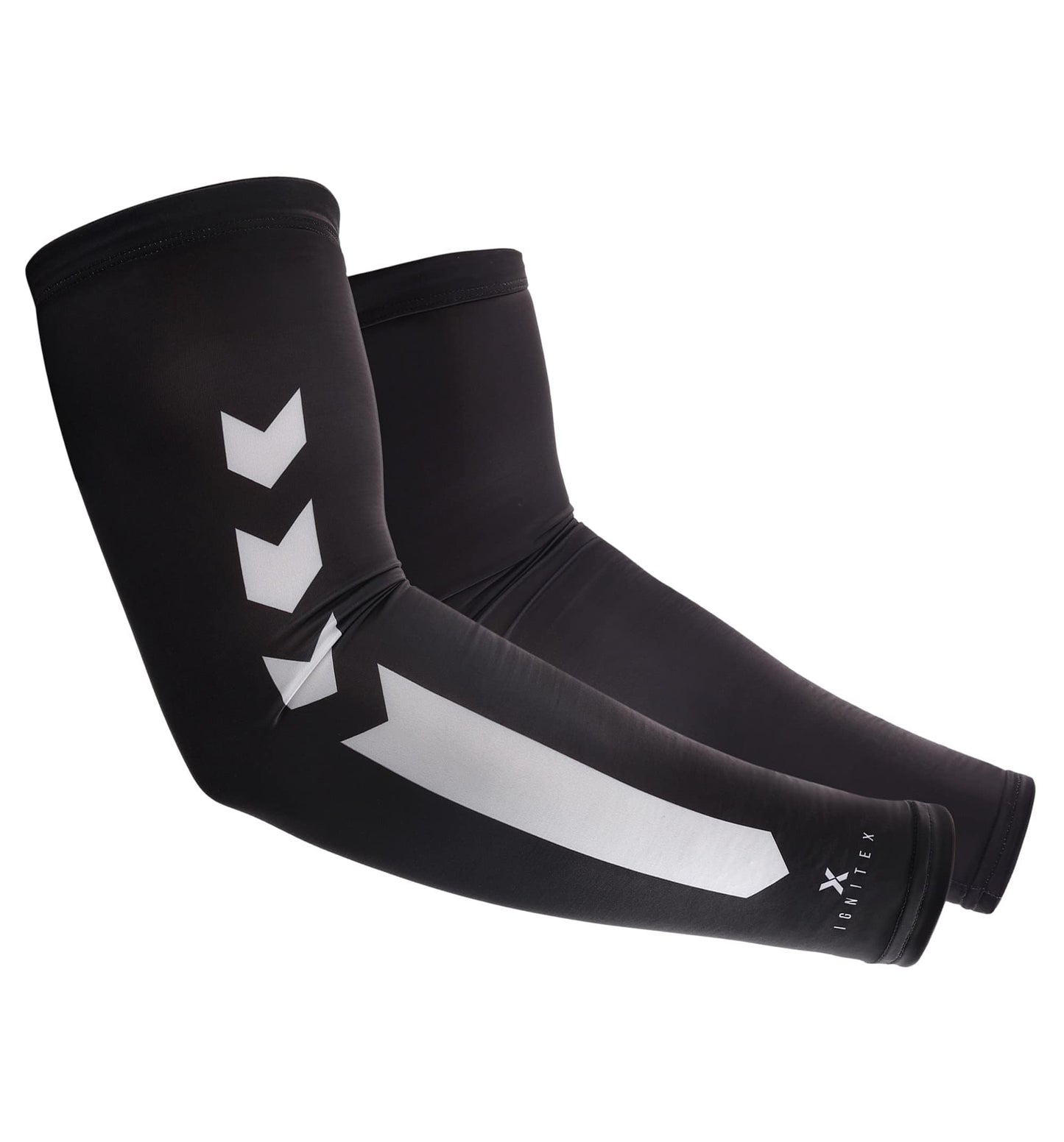 IGNITEX Compression Arm Sleeves - Athlete Sleeves - Sun Protection Cover Up Sleeves, UV Protection Arm Cover Compression Sleeves
