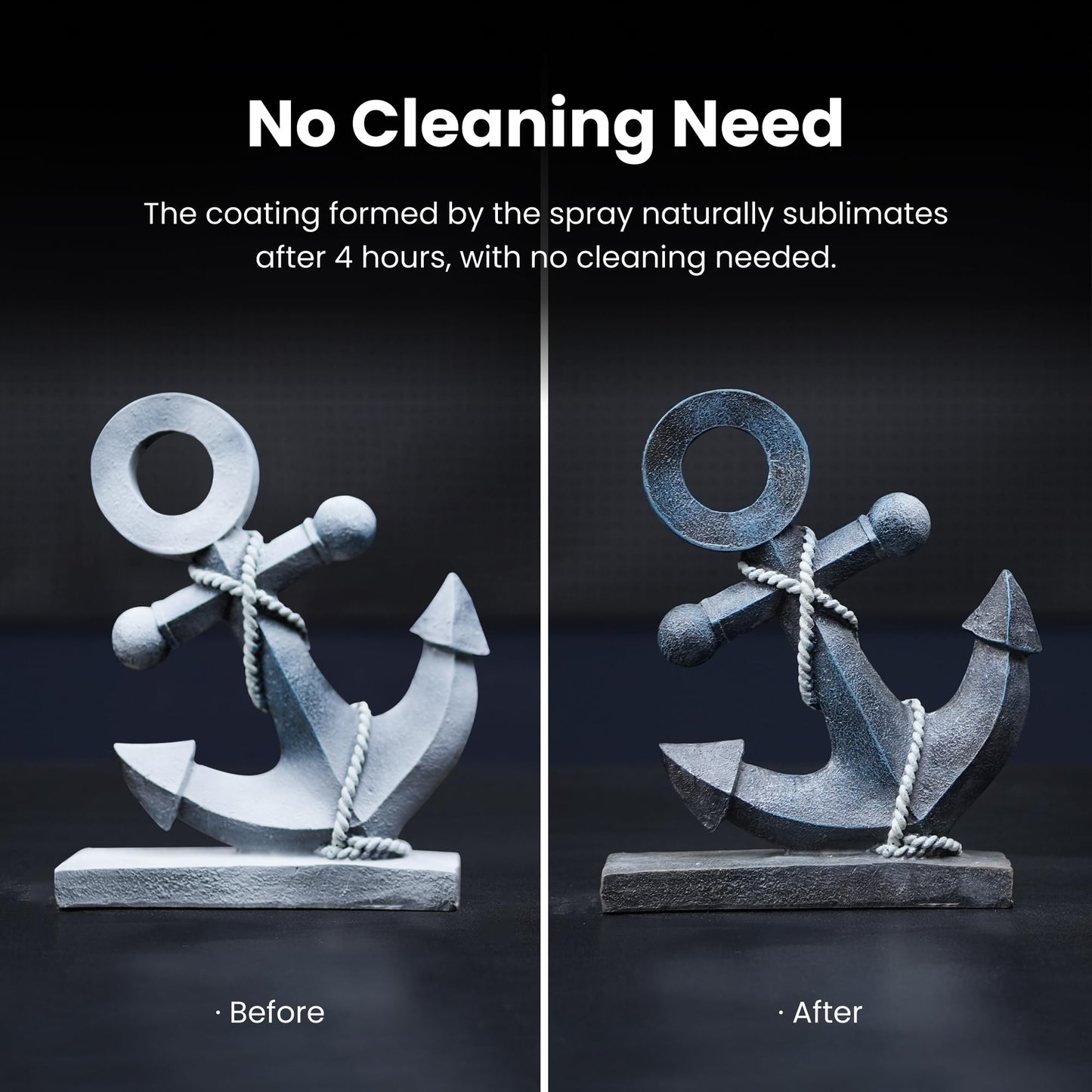 Revopoint 3D Scanning Spray for 3D Scanners, No Cleaning Needed, for Transparent, Reflective or Highly Textured Surfaces Objects, 500ml, AB6