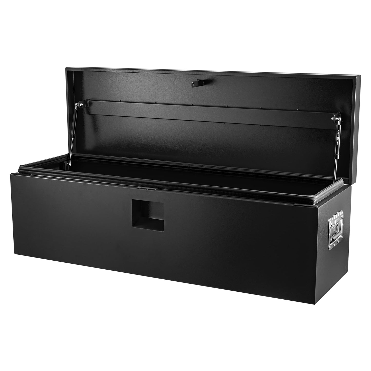PeakPursuit Heavy Duty Steel Truck Bed Toolbox – Waterproof Storage Chest, Dual Hydraulic Levers & Lock, Fits Pickup, RV, Trailer, Garage, Workshop – Black, 30 x 15 in