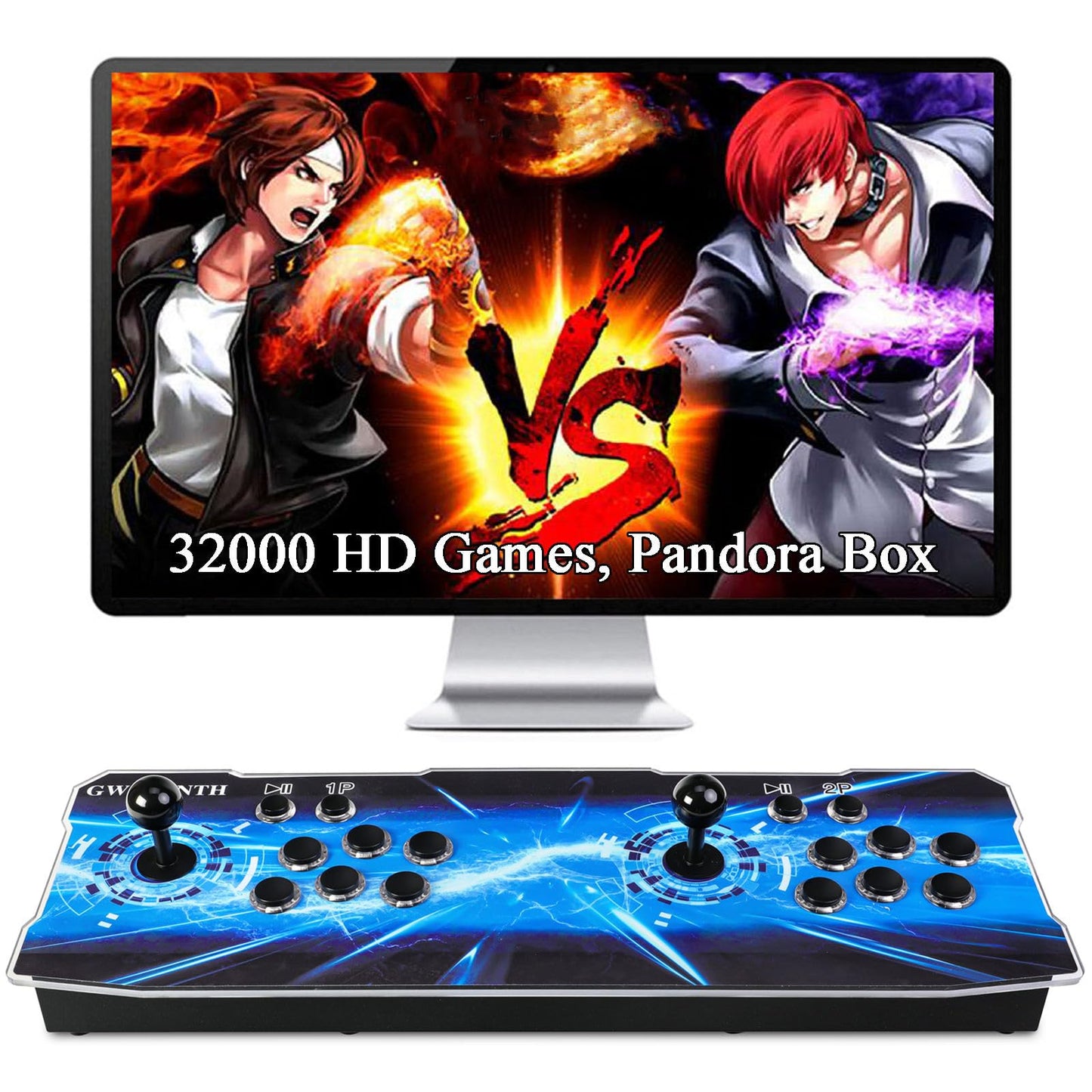 GWALSNTH 32000 in 1 Pandora Box 60S Arcade Games Console, Plug and Play Video Game,1280X720 Display,Search/Save/Hide/ Pause,1-4 Players …