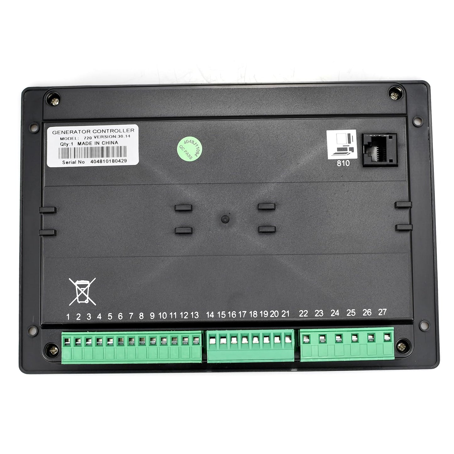 VehiclePro DSE720 Generator Auto Start Control Panel Controller,AMF Auto Controller Compatible with Deep Sea Electronics Spare Parts