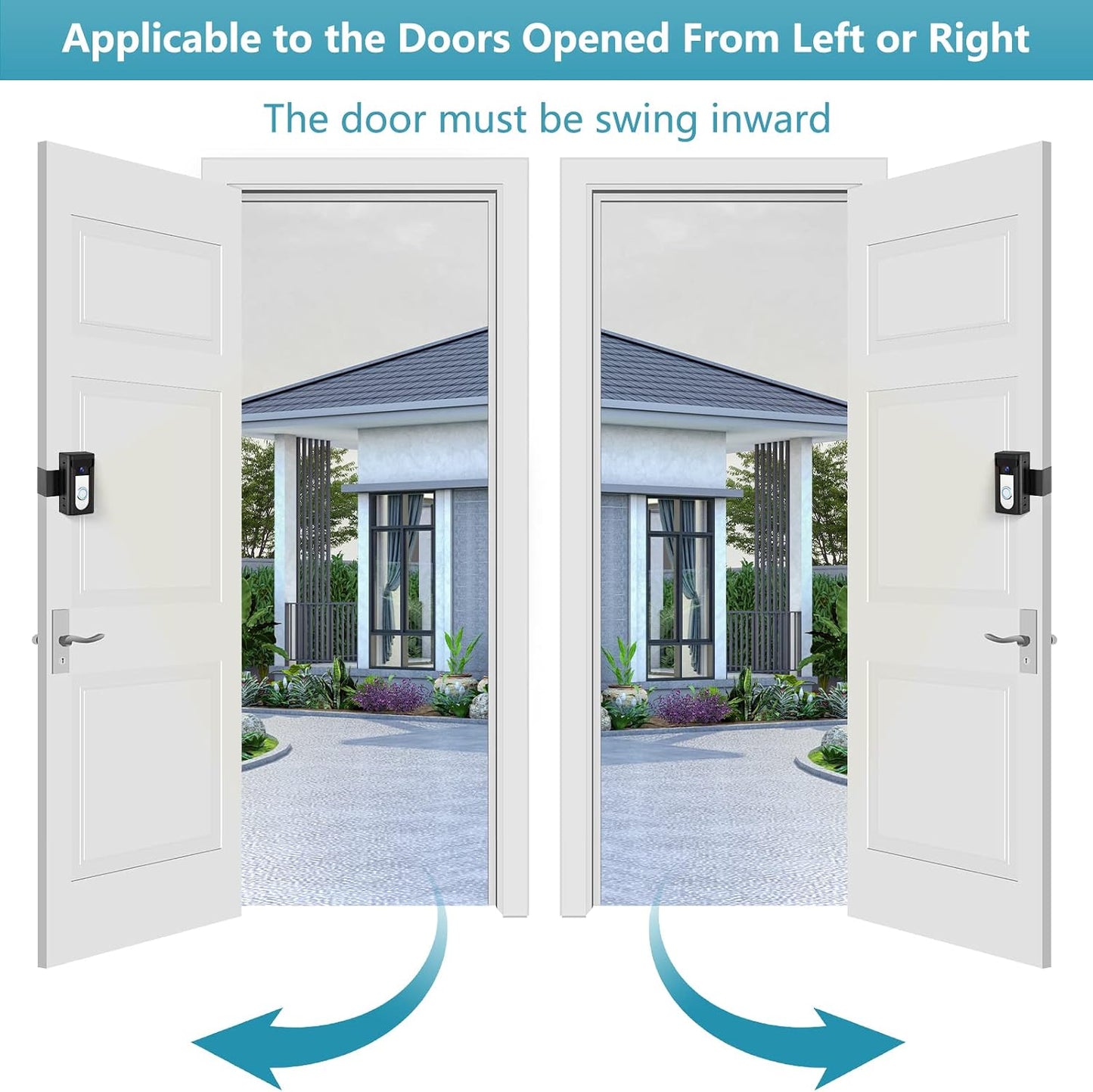 KIMILAR 2024 Upgrade Anti-Theft Video Doorbell Mount, Not Block Doorbell Motion Sensor, Adjustable No-Drill Mounting