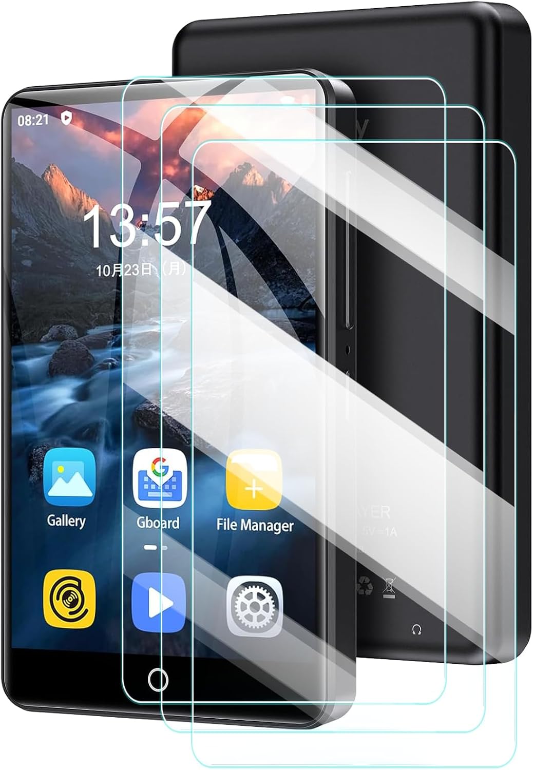 UYRUREL M303 MP3 4.0" 3 Pack. Screen Protector for Oilsky Pro Player IPS Touch Screen Android Player, High-definition