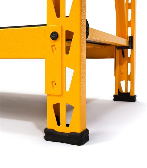 DEWALT Heavy-Duty 4-Foot Tall 3-Shelf Industrial Storage Rack - 4,500 lb Capacity, Metal Shelving