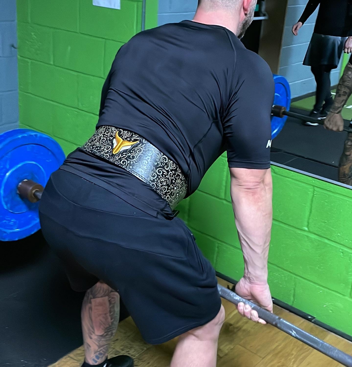 Mytra Fusion Gym Belt whit Buckle Weight Lifting Belt for Gym, Fitness, Workout, women & men Weightlifting Belt (Black, M)