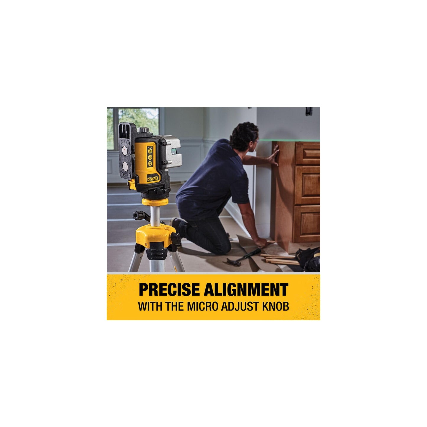 DEWALT Laser Level, Multi-Line, Green, 30-Foot Range (One Size)