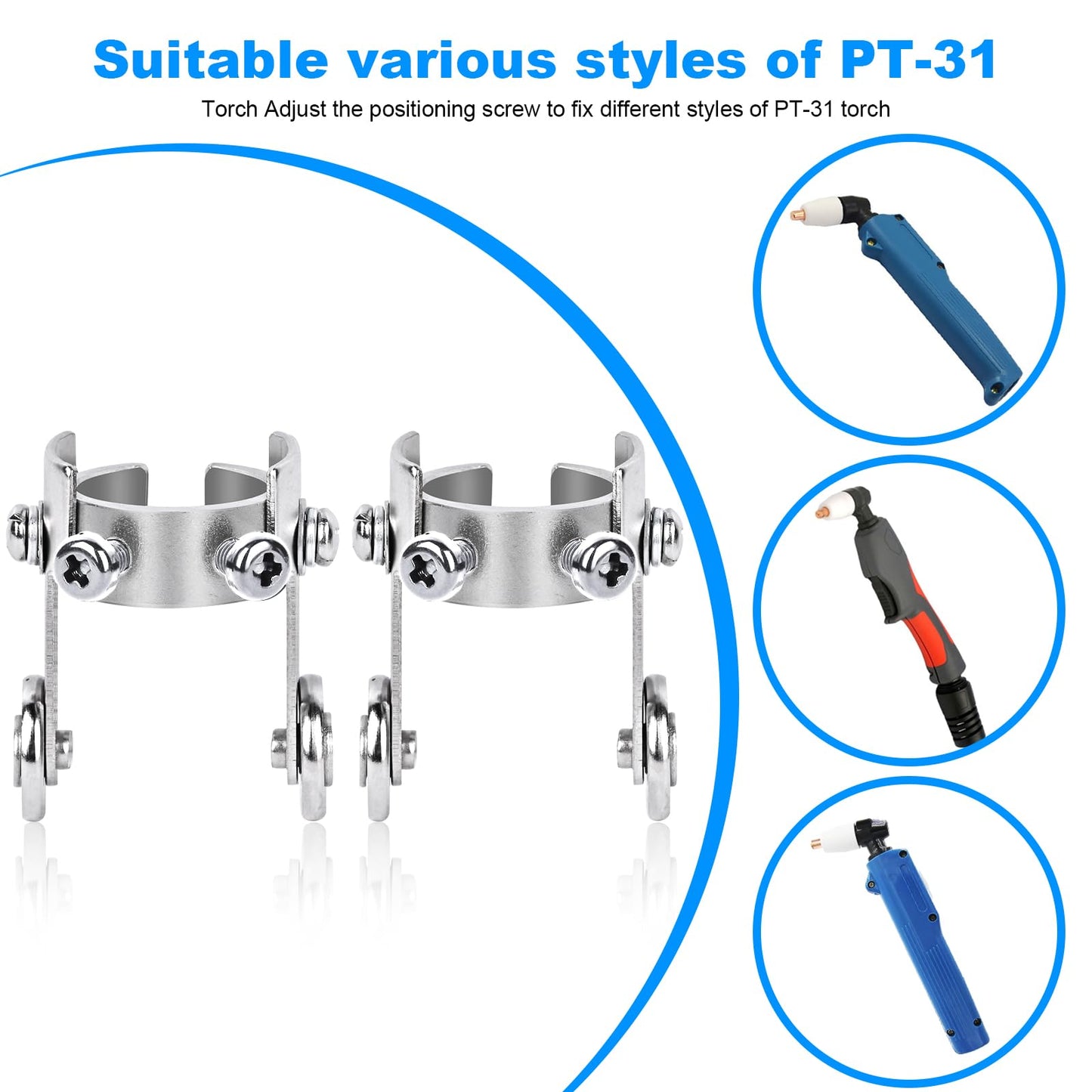 Reboot 60A Plasma Cutter Dual Voltage 120V/240V with Reboot 2PCS PT-31 Roller Guide Wheel Spacer Circle Compass Stand Off