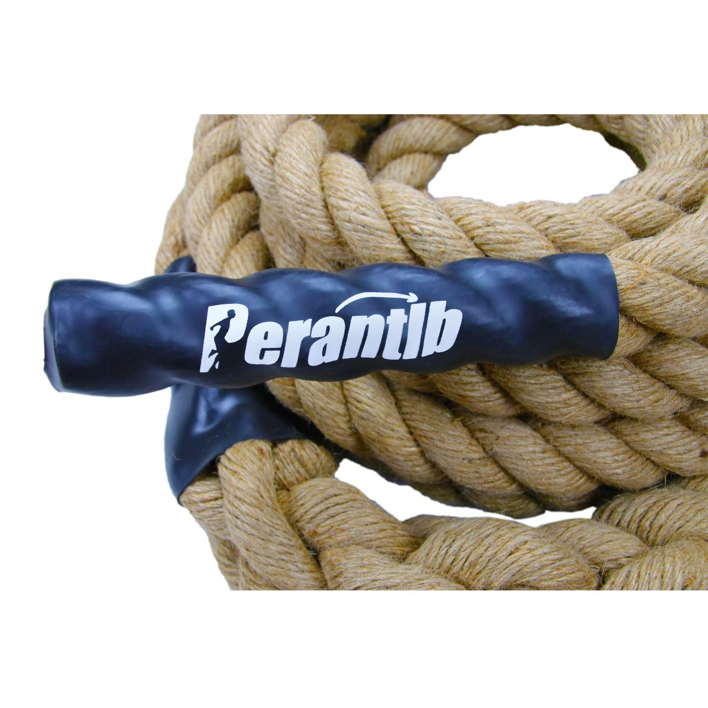 Perantlb Outdoor Climbing Rope for Fitness and Strength Training, Workout Gym Climbing Rope, 1.5'' in Diameter, with Hook, Length 20 Feet