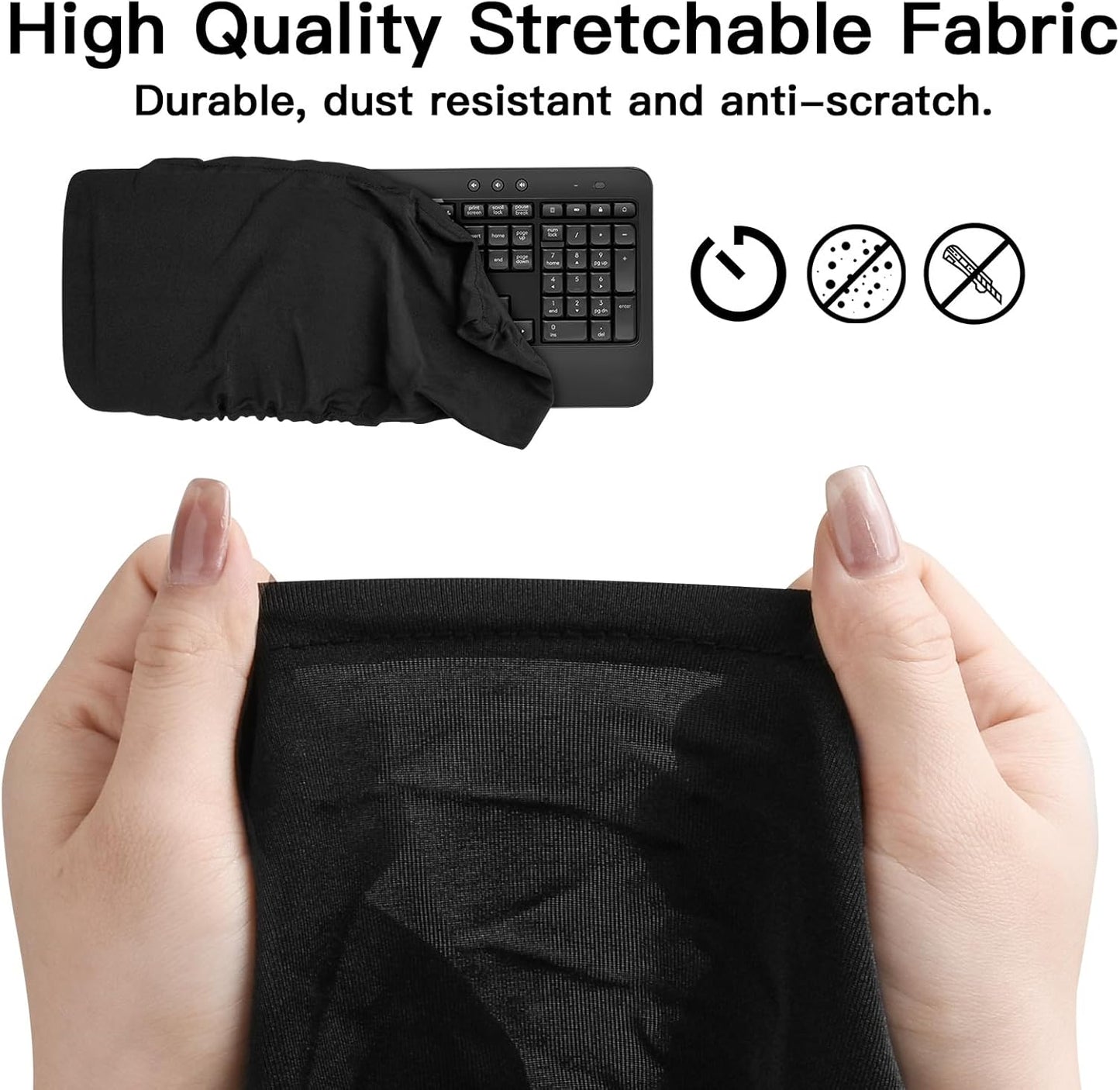 CaSZLUTION 17.9" 6.3" 20.5" 8.7", Keyboard Dust Cover, Covers Standard and Full-Size Mechanical Gaming Keyboards
