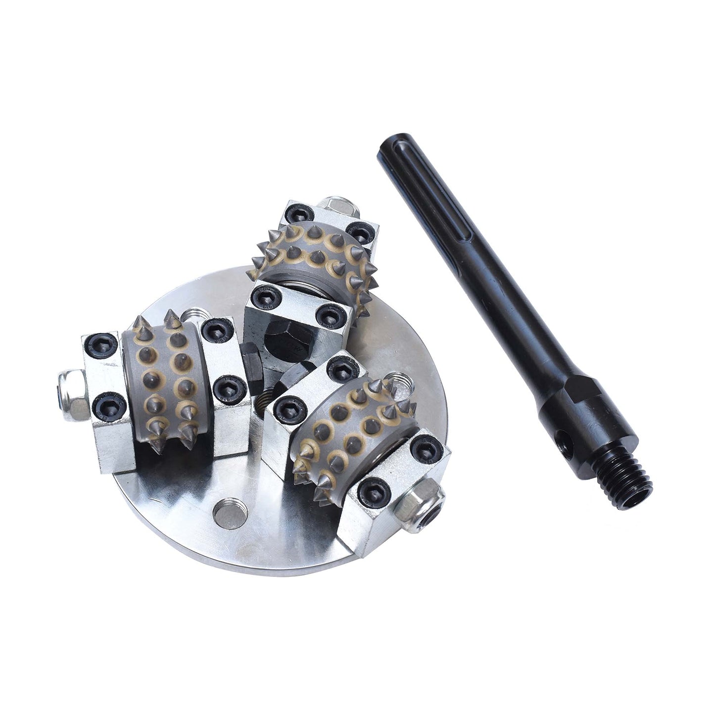 ACTINTOOL Concrete Bushing Patch Repair Prepare SDS Max Bush Hammer Bit for Rotary Hammer and Polisher, Coat Removing Stone Concrete Texturing Bushing Hammer Tool