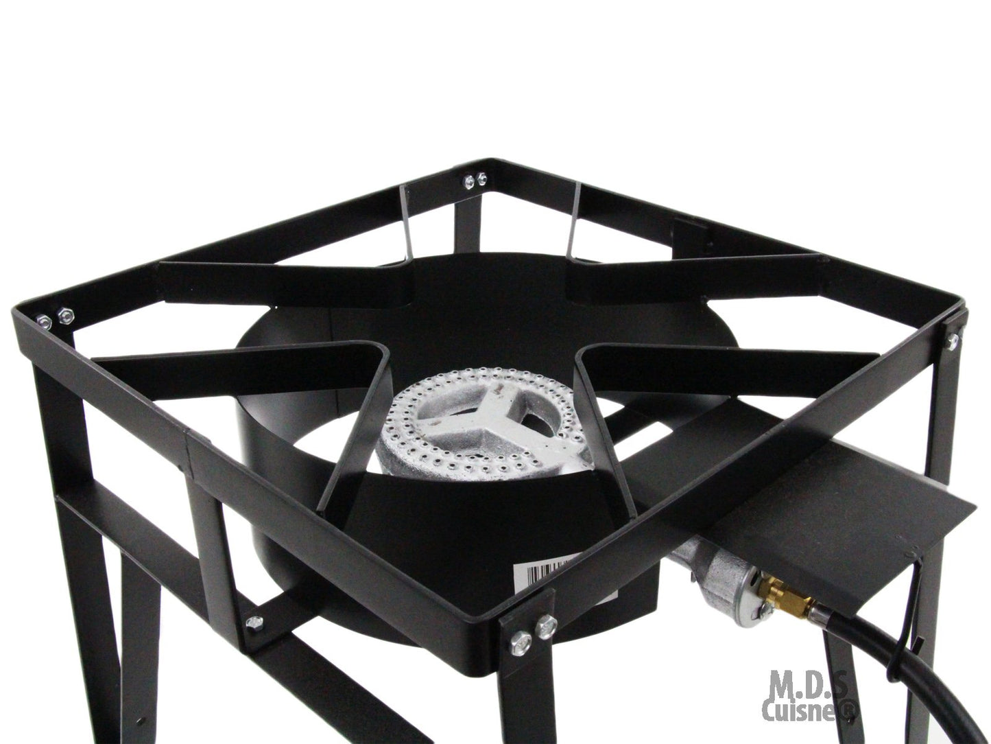 M.D.S Cuisine Cookwares Single High Pressure Gas Burner Square Patio Outdoor Stove Propane Camping Heavy Duty